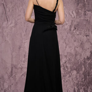 Alternative view of MNM COUTURE J03563 - Beaded Applique Sleeveless A-Line Gown