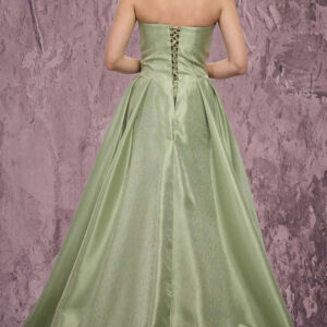 Alternative view of MNM COUTURE Q2024 - Strapless Embellished High Low Dress