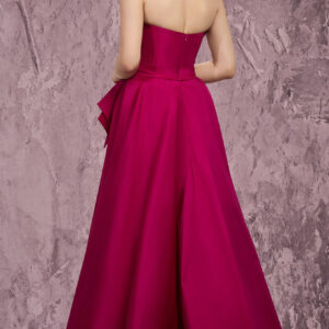 Alternative view of MNM COUTURE Q8017 - Fanned Panel Embellished A-Line Gown